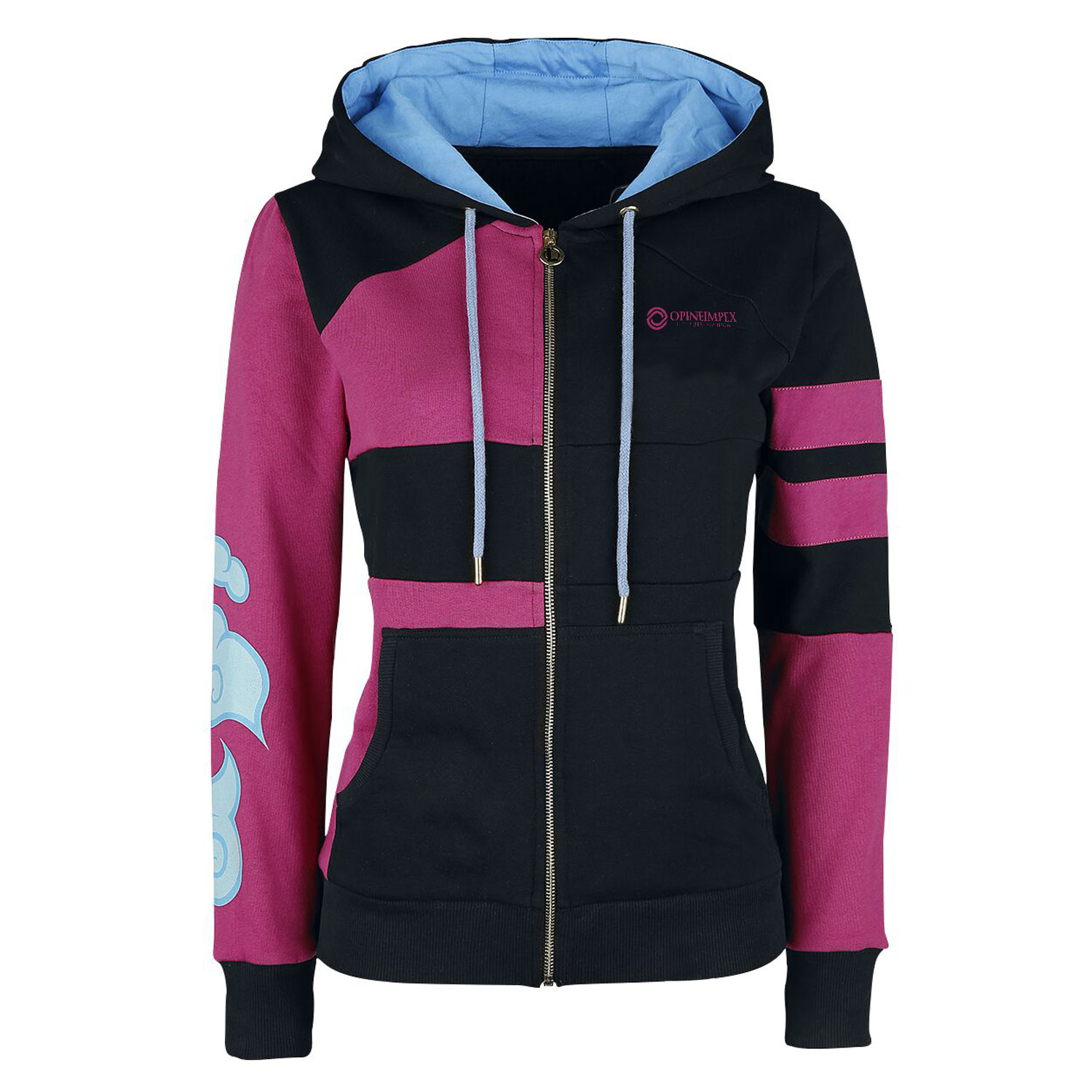 <span>High Quality Custom Design Logo Womens Blank Full Face Zip Hoodies With Custom Logo</span>