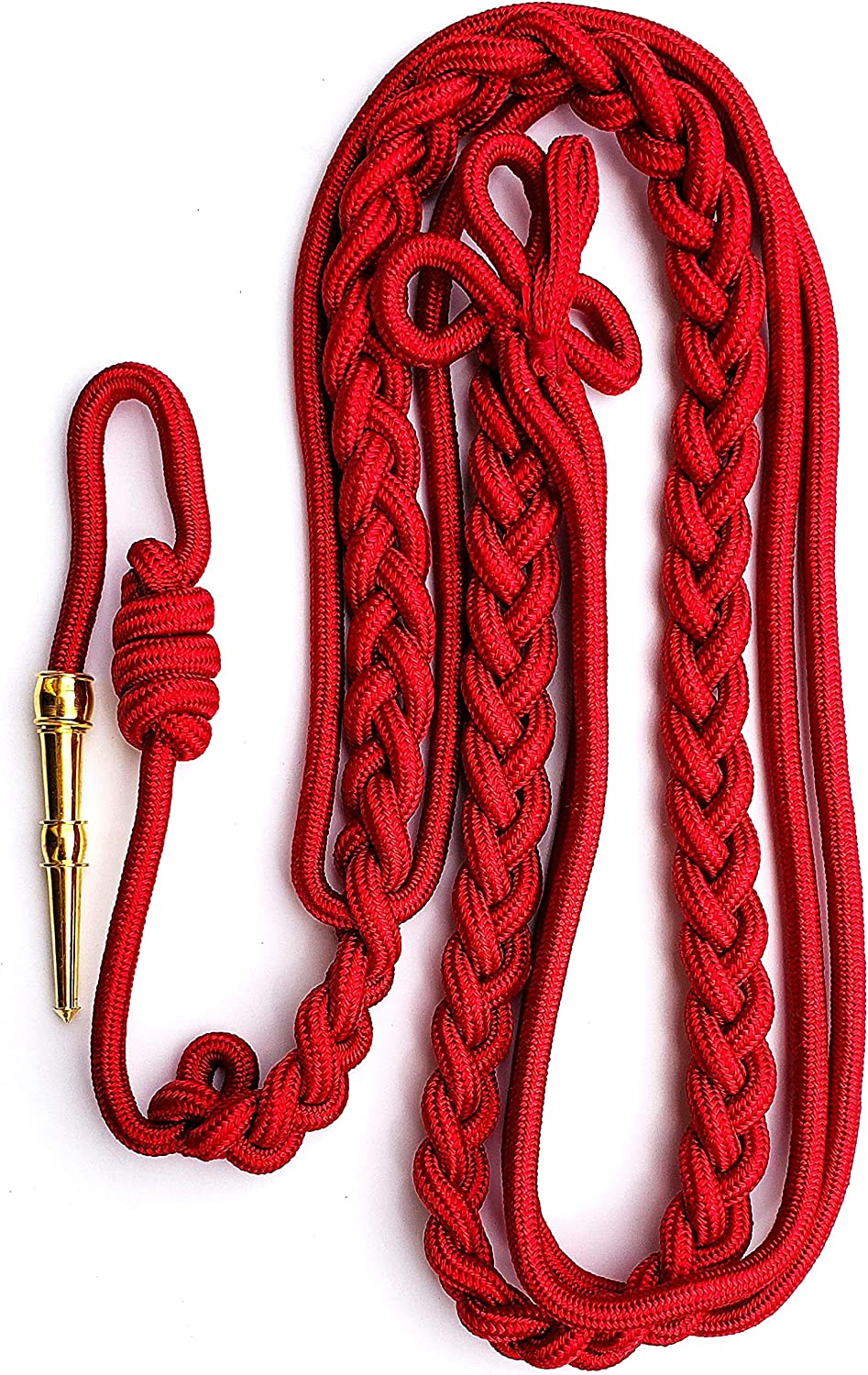 Aiguillette made using Gold MYLAR for Army, Air Force, Art # RI-000902